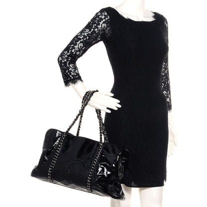 Chanel Patent Luxe Ligne Large Tote Black 2 of 7