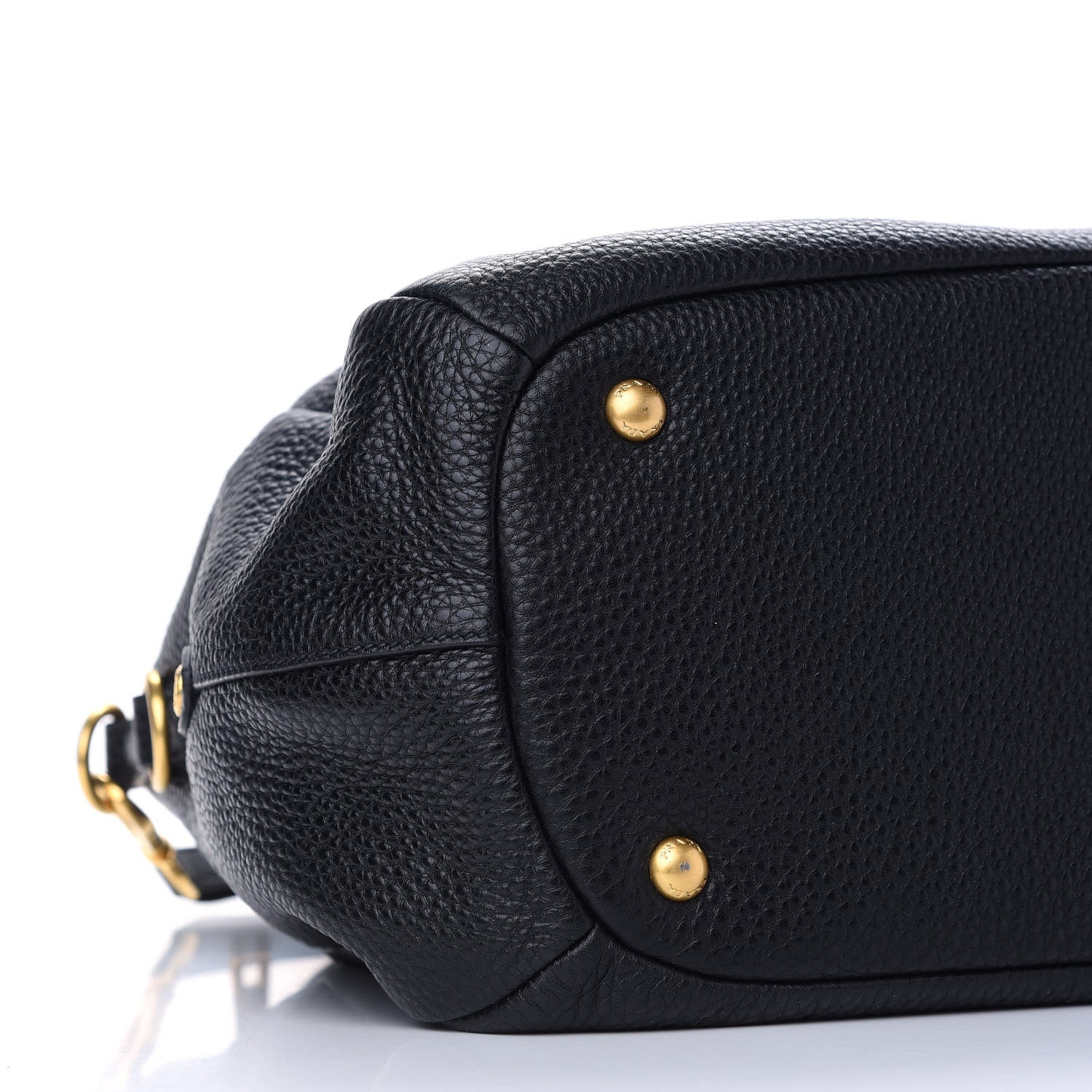 Prada Vitello Daino Tote Black 7 of 8