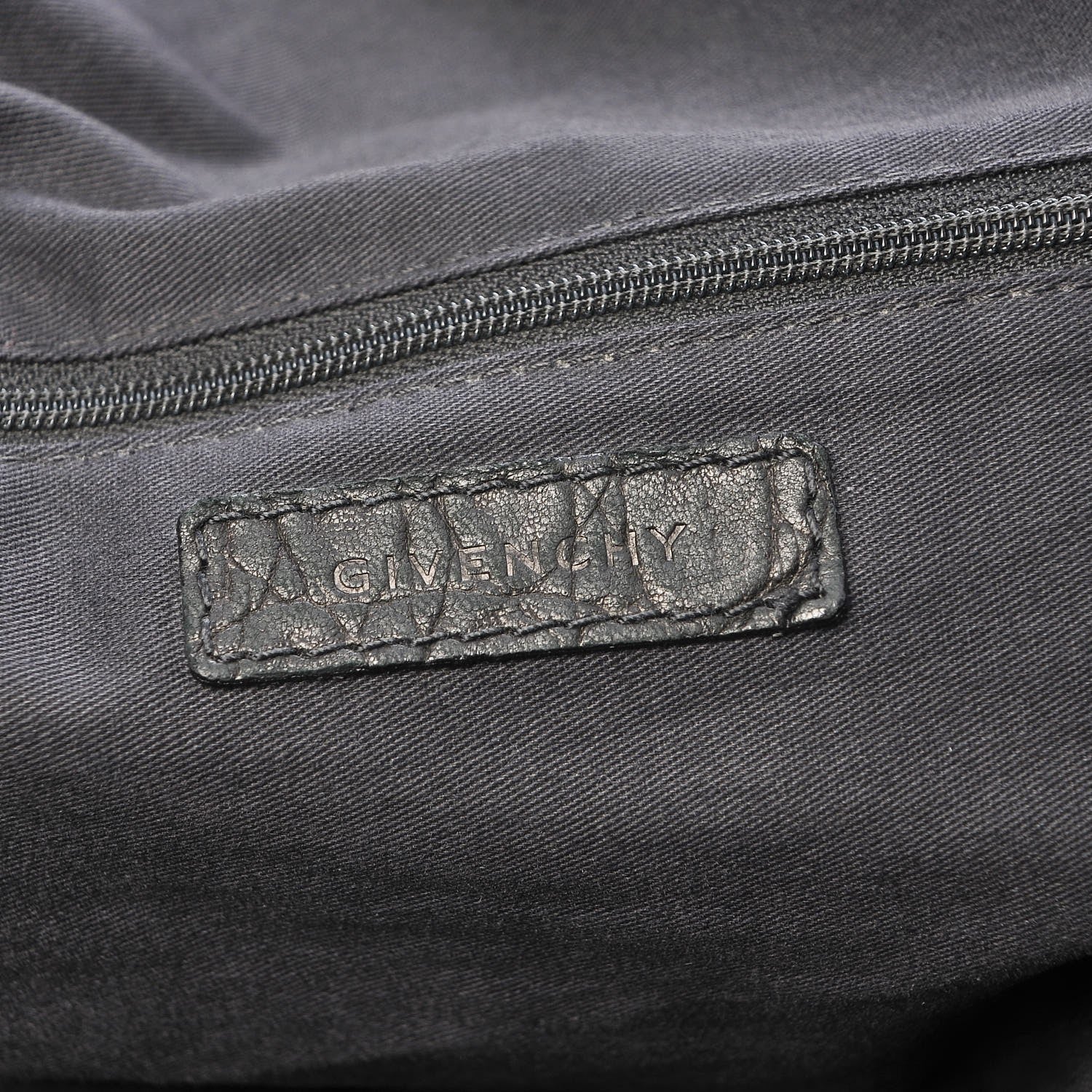 Givenchy Calfskin Crocodile Embossed Large Nightingale Black 6 of 8