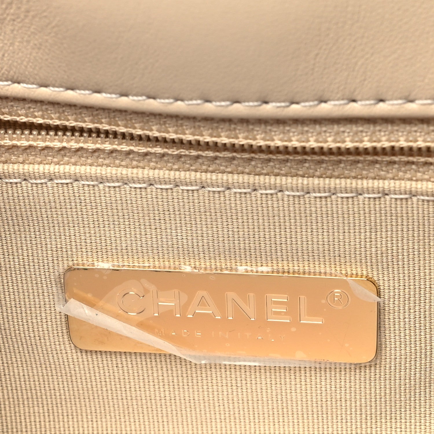 Chanel Lambskin Quilted Medium Chanel 19 Flap Beige 6 of 11