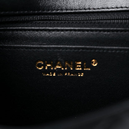 Chanel Lambskin Quilted Mini Rectangular Flap Black 6 of 12