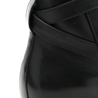 Saint Laurent Calfskin Wyatt 30 Jodhpur Boots 42 Black 9 of 15