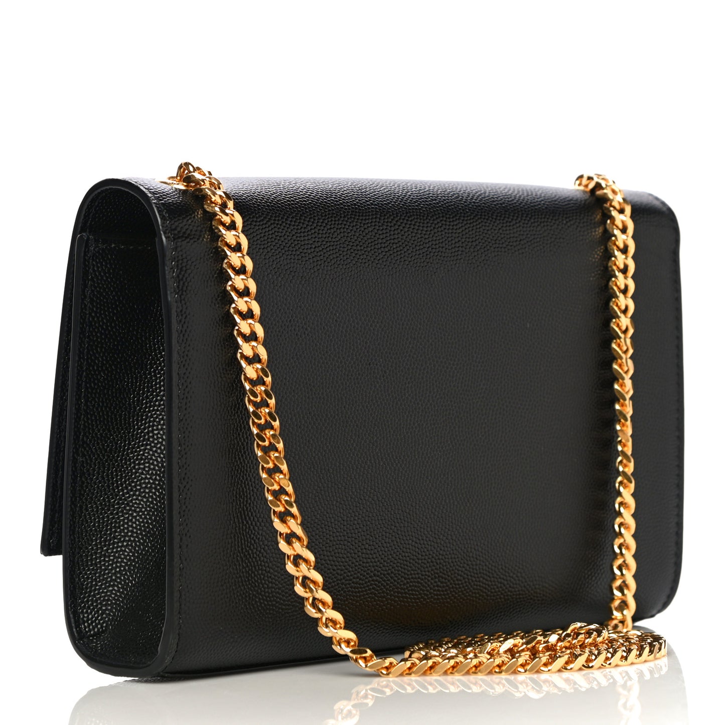 Grain De Poudre Small Classic Monogram Kate Tassel Satchel Black