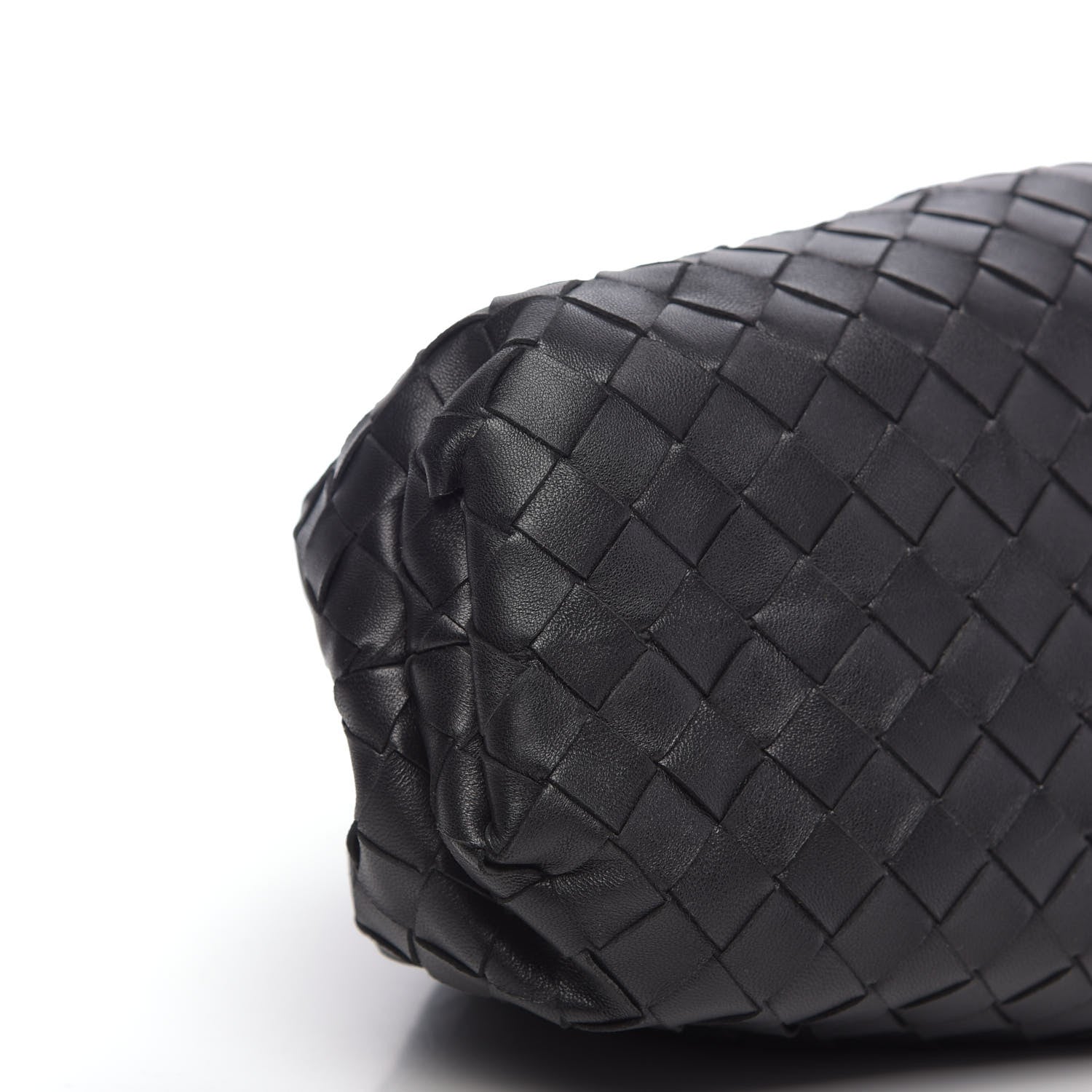 Bottega Veneta Nappa Maxi Intreccio The Pouch Oversized Clutch Black 8 of 9