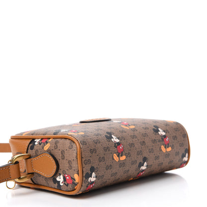 Gucci X DISNEY Mini Vintage GG Supreme Monogram Mickey Mouse Shoulder Bag Beige Vintage Sun Oil 4 of 11