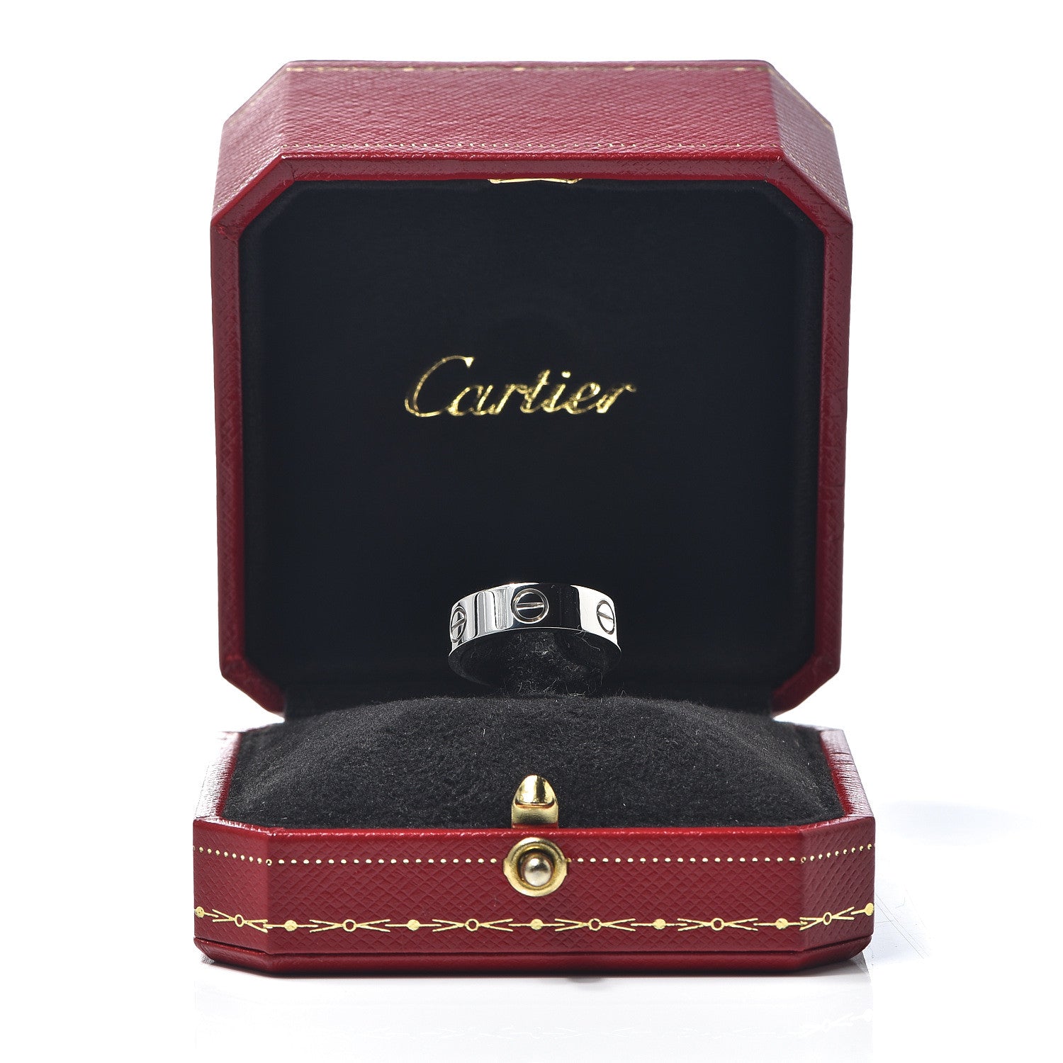 Cartier 18K White Gold 5.5mm LOVE Ring 52 6 5 of 5