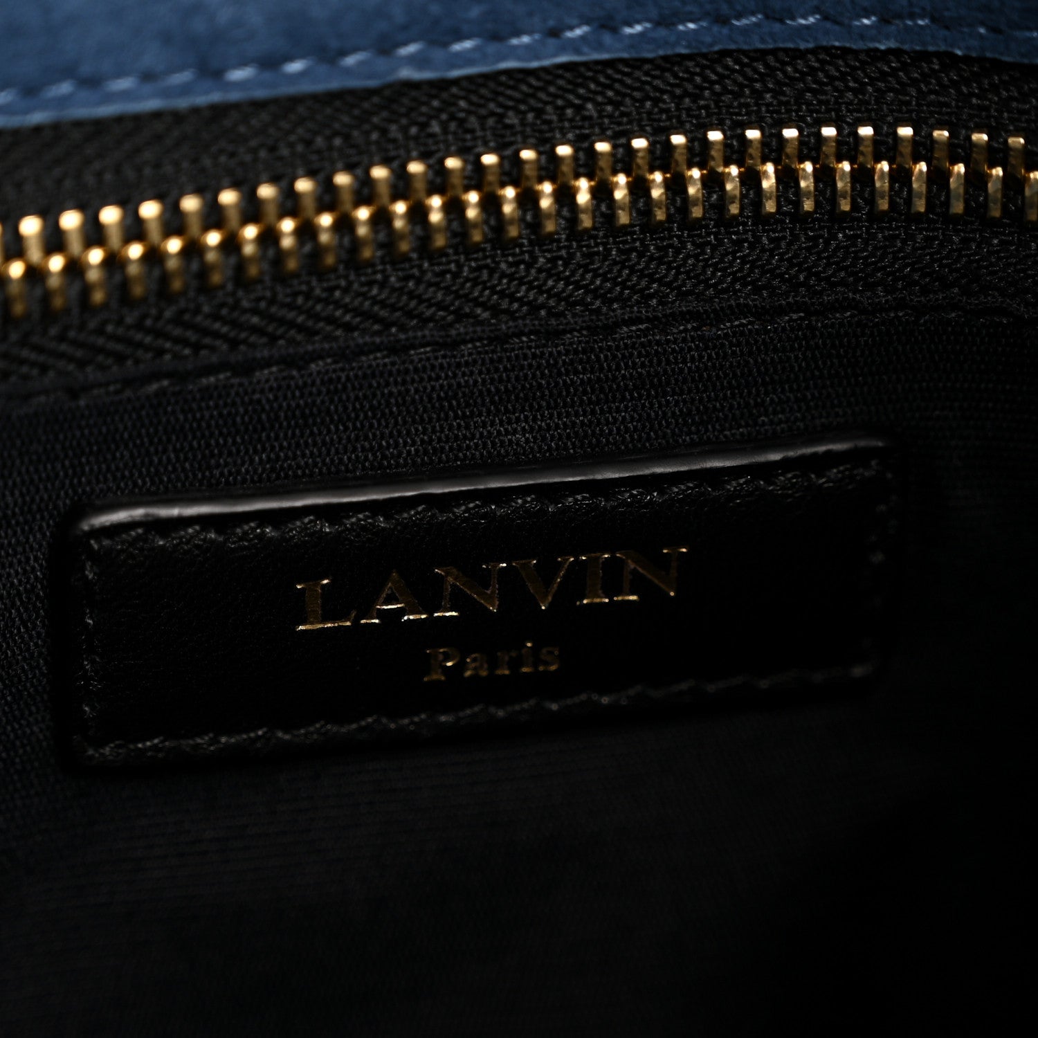 Lanvin Galuchat Trapeze Light Blue 6 of 16