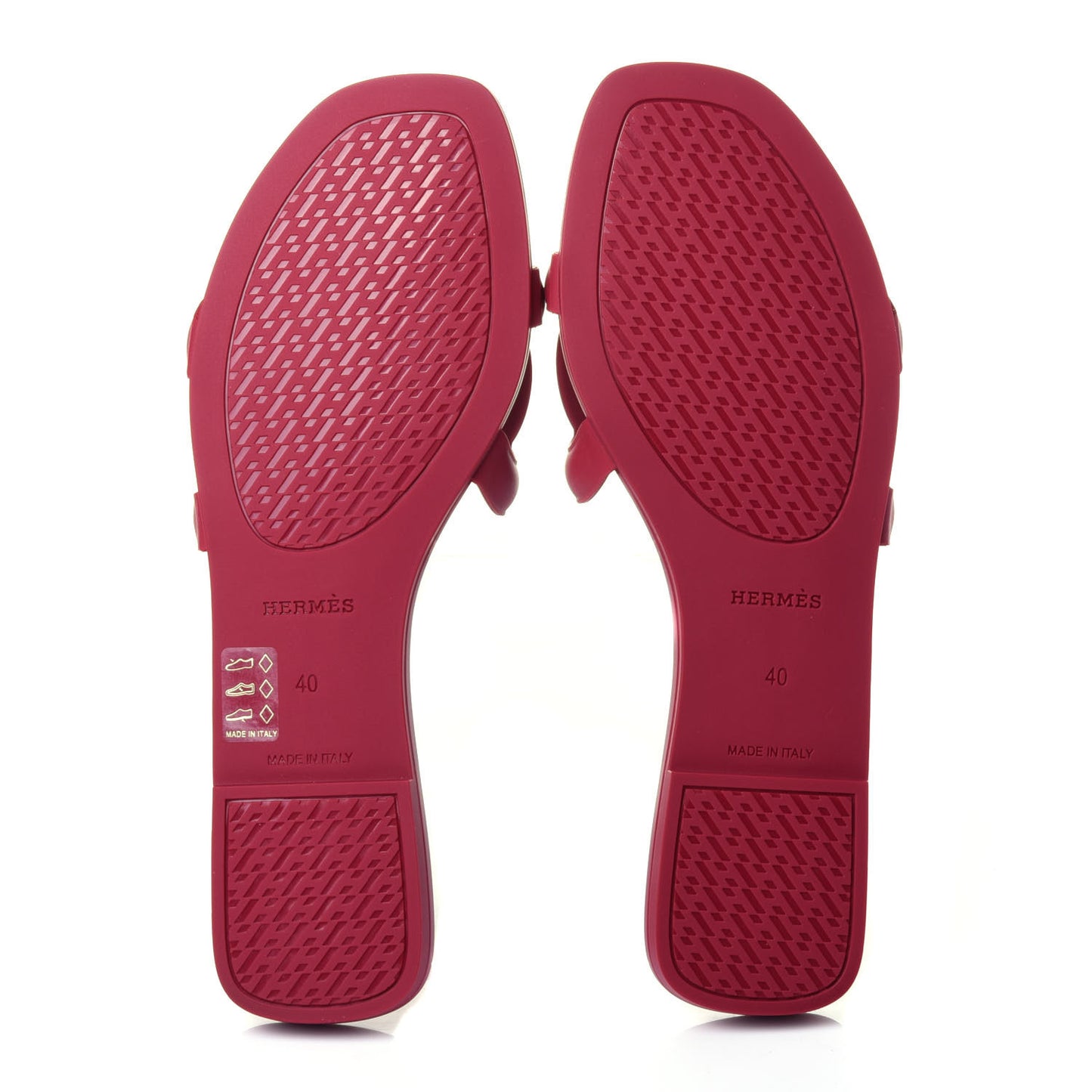 Rubber Aloha Sandals 40 Rose Baie