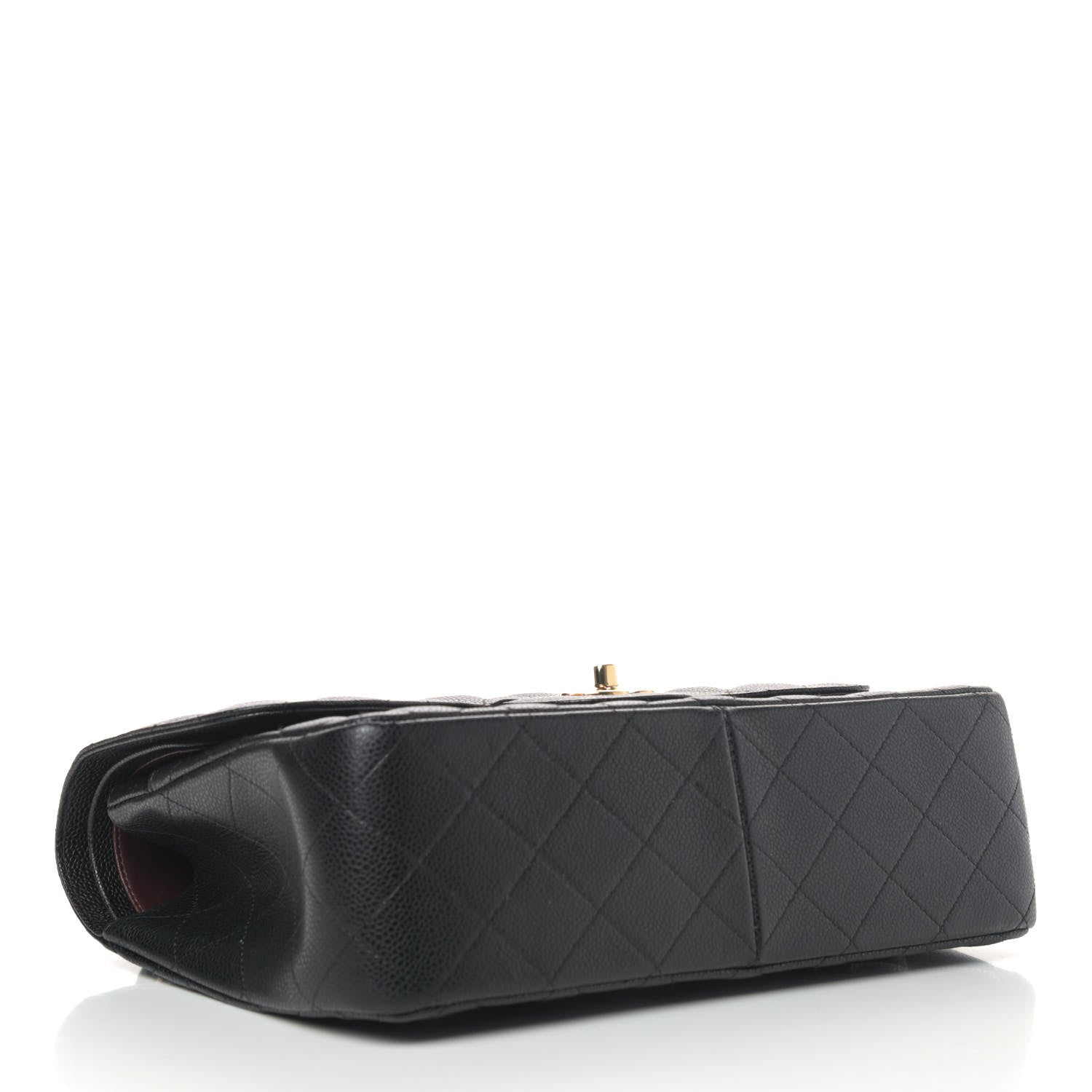 Chanel Caviar Quilted Jumbo Double Flap Black 3 of 4