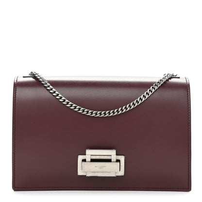 Saint Laurent Calfskin Metropolis Chain Shoulder Bag Rouge Legion 1 of 9