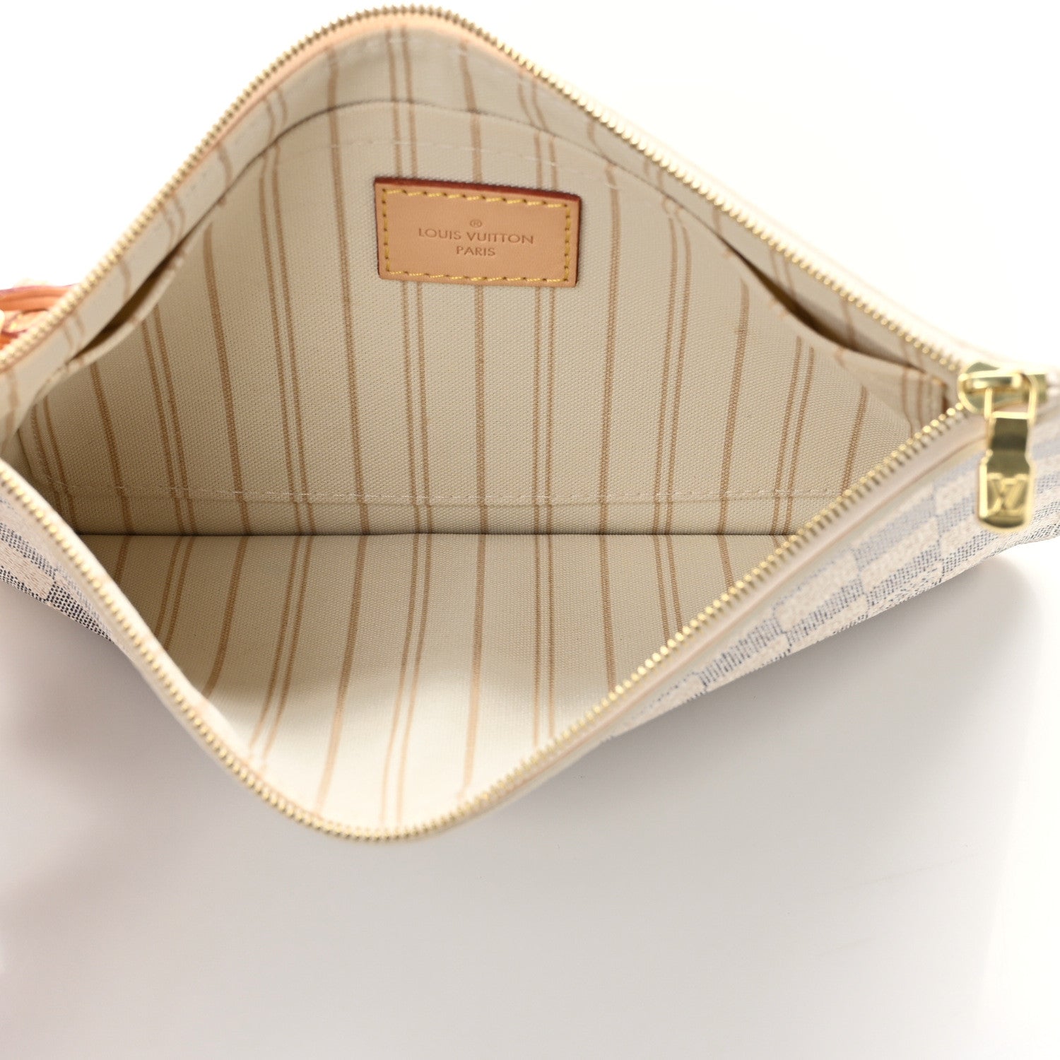 Louis Vuitton Damier Azur Neverfull MM GM Pochette 4 of 10