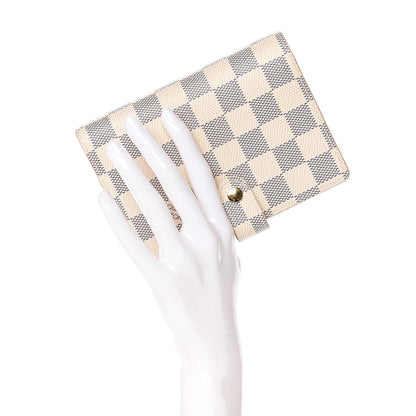 Louis Vuitton Damier Azur Small Ring Agenda Cover 2 of 8