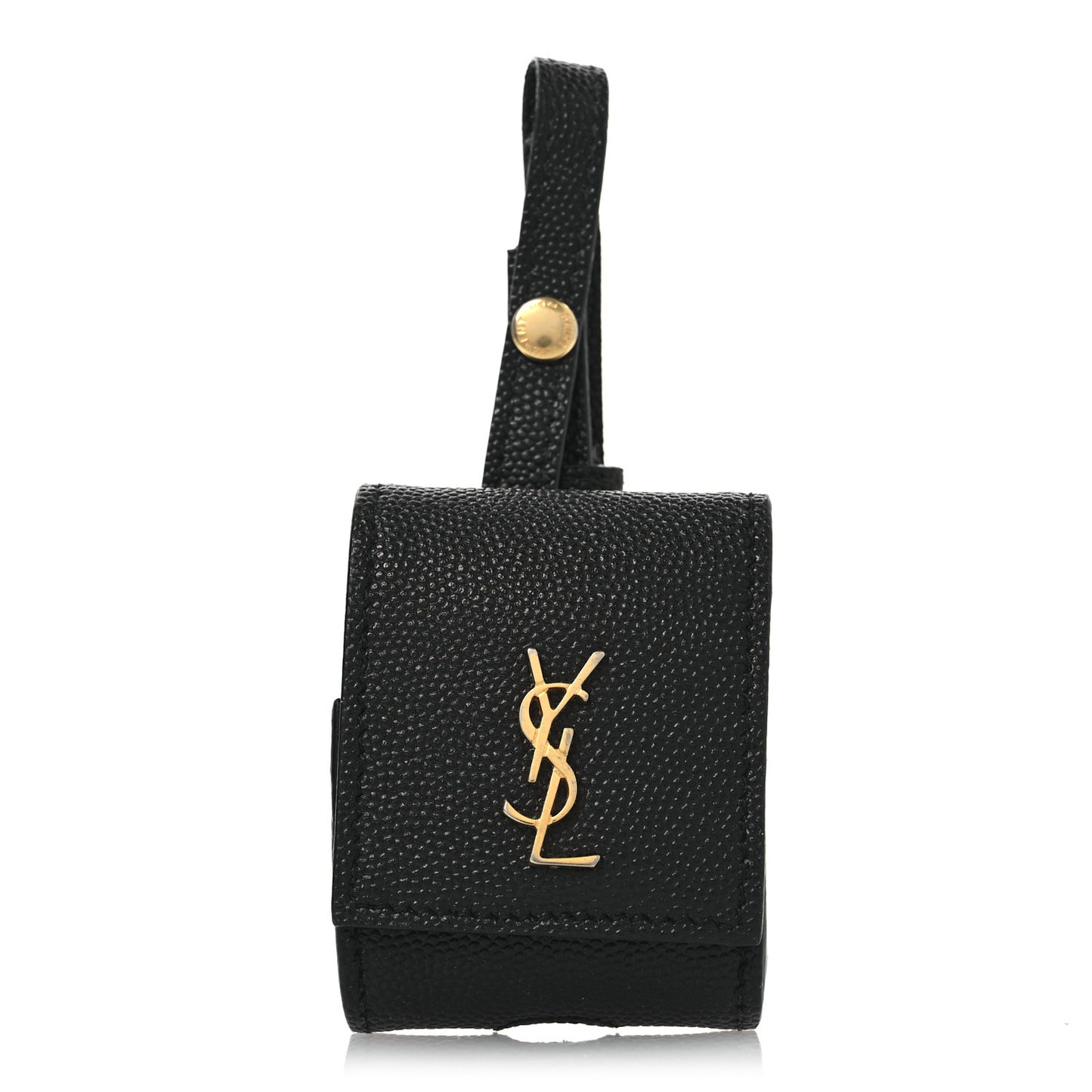 Grain De Poudre Monogram Airpods Case Black