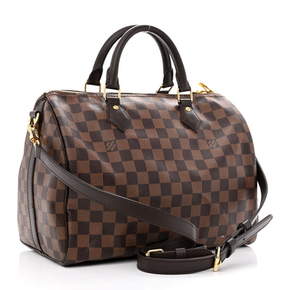 Louis Vuitton Damier Ebene Speedy Bandouliere 30 3 of 11