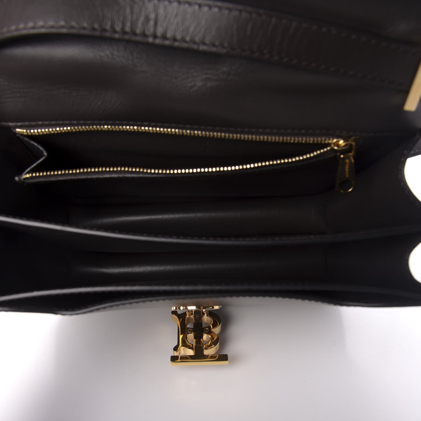 Calfskin Medium TB Bag Coffee