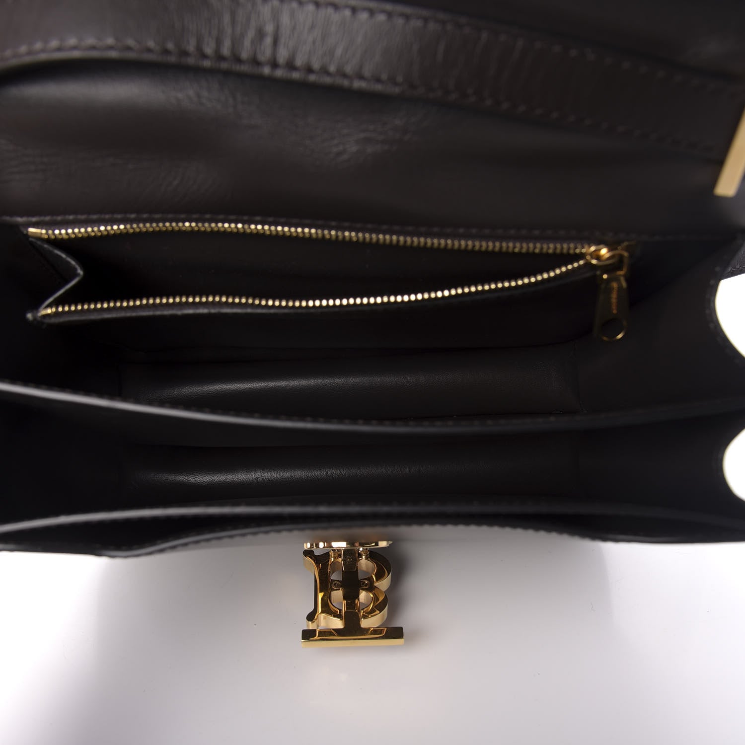 Burberry Calfskin Medium TB Bag Coffee 5 of 11