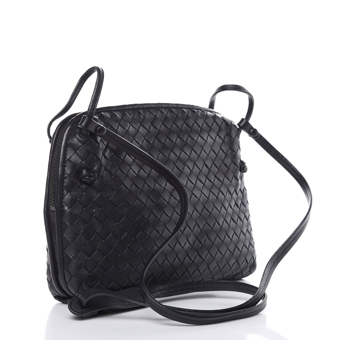 Nappa Intrecciato Nodini Bag Black