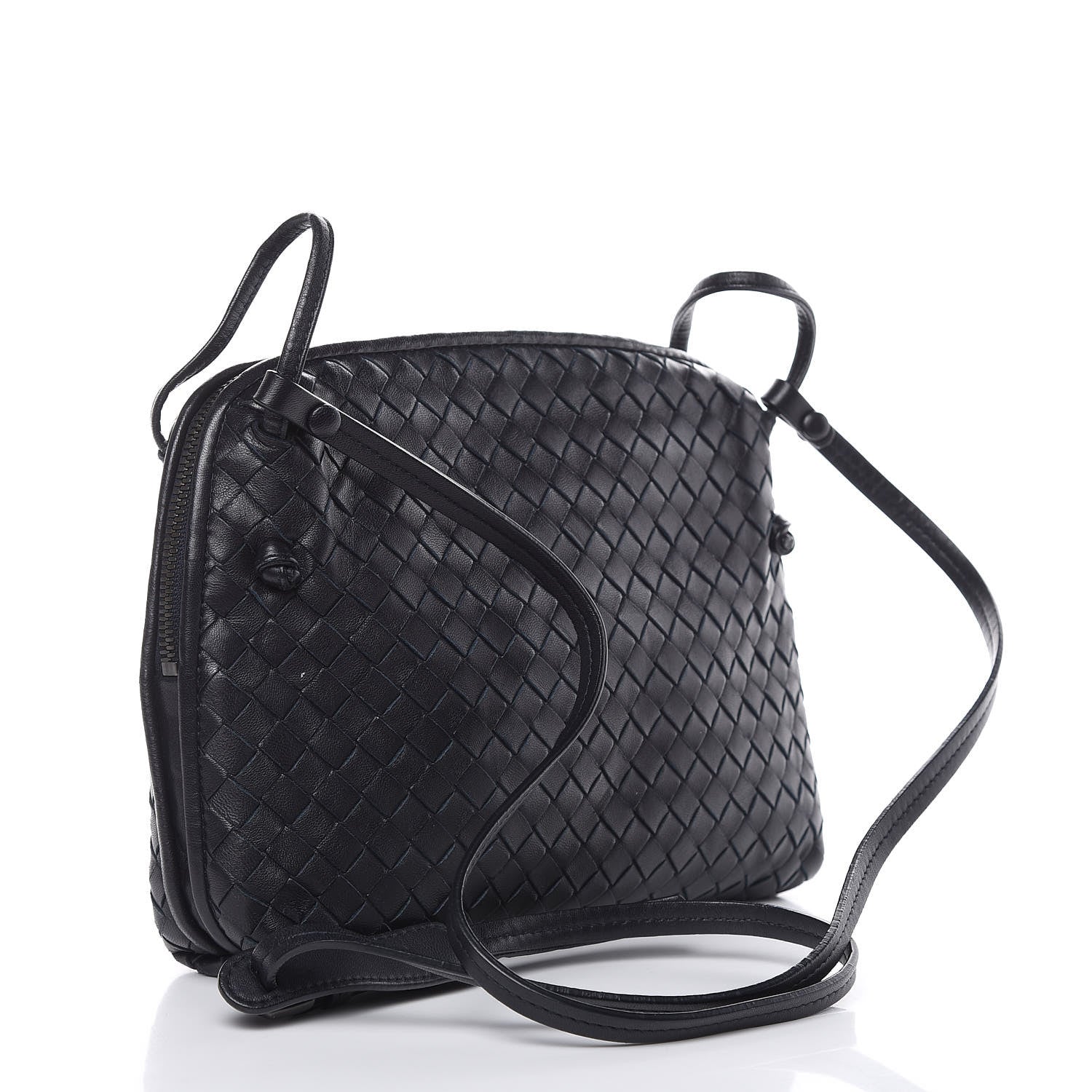 Bottega Veneta Nappa Intrecciato Nodini Bag Black 3 of 13