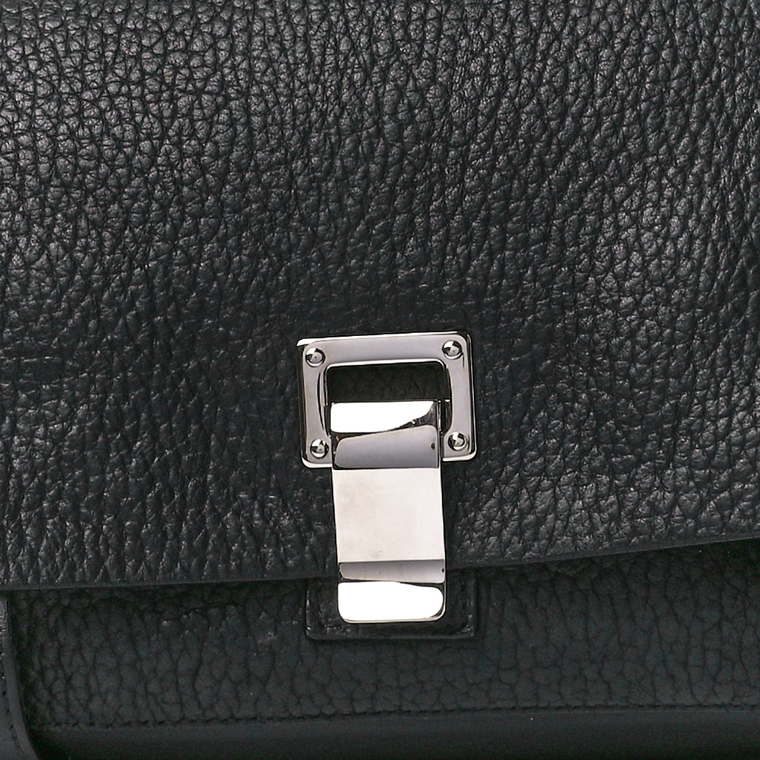 Proenza Schouler Pebbled Calfskin Double Sided PS Courier Bag Black 8 of 12