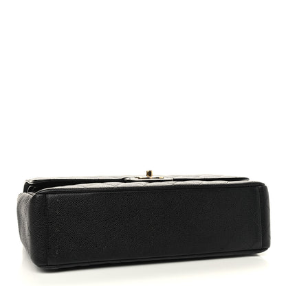 Chanel Caviar Quilted Maxi Double Flap Black 3 of 8