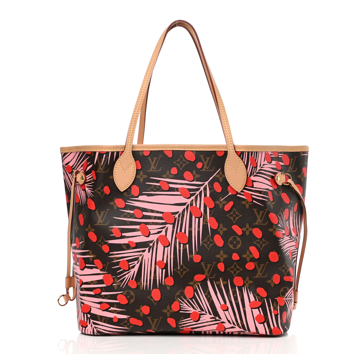 Louis Vuitton Monogram Jungle Dots Neo Neverfull MM Sugar Pink Poppy 3 of 16