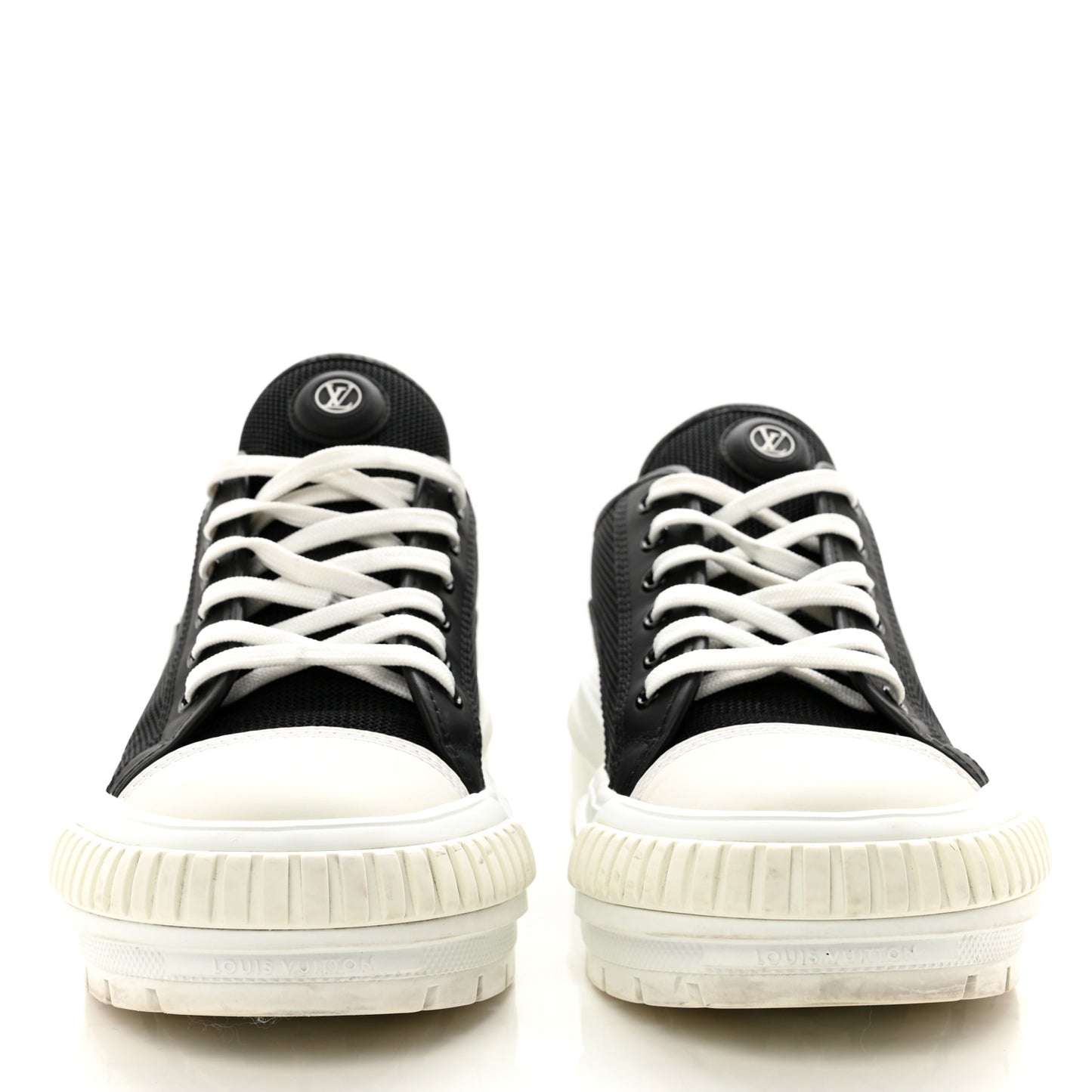 Canvas LV Squad Sneakers 41 Black