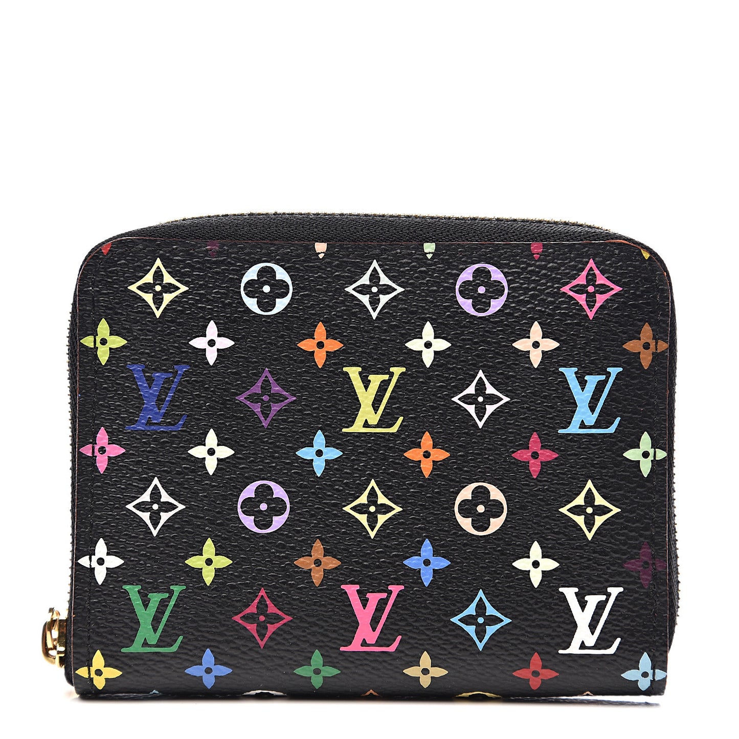 Monogram Multicolor Zippy Coin Purse Black Grenade