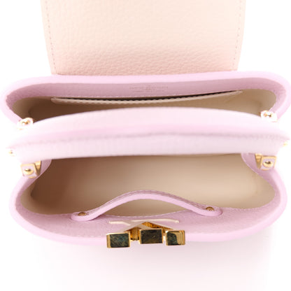 Louis Vuitton Taurillon Lovelock Chain Capucines Mini Marshmallow 5 of 9