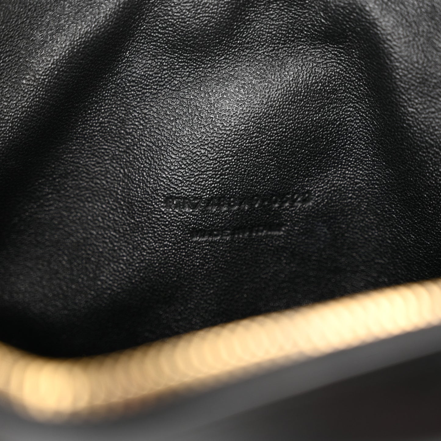 Calfskin Matelasse Monogram Mini Lou Camera Bag Black