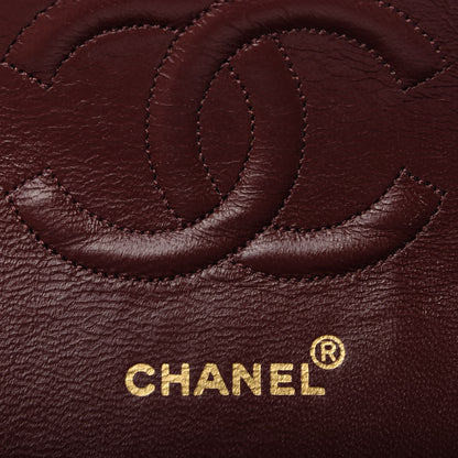 Chanel Lambskin Quilted Medium Double Flap Black 8 of 9