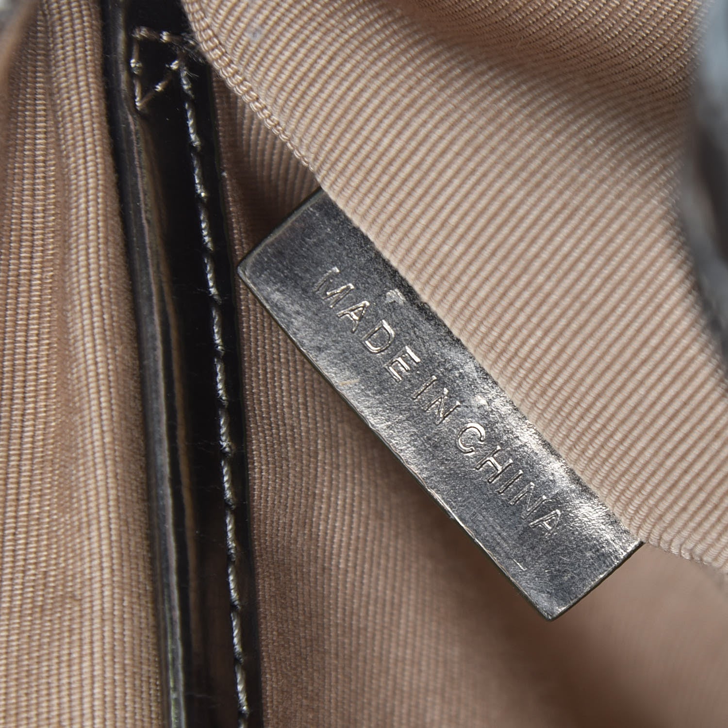 Burberry Supernova Check Patent Bowling Bag Pewter 7 of 17