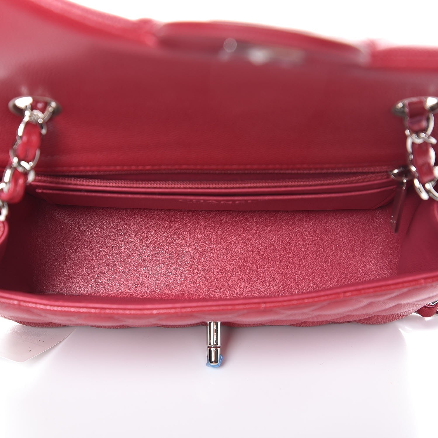 Chanel Caviar Quilted Mini Rectangular Flap Pink 5 of 8