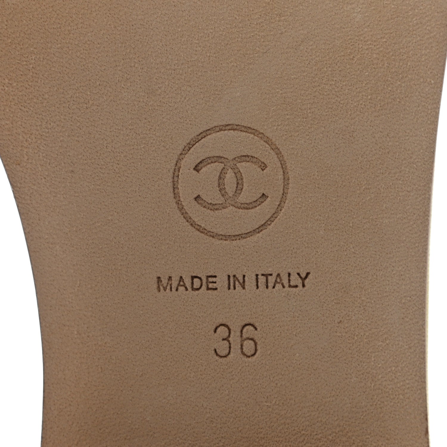 Chanel Lambskin CC Logo Thong Sandals 36 Yellow 6 of 7
