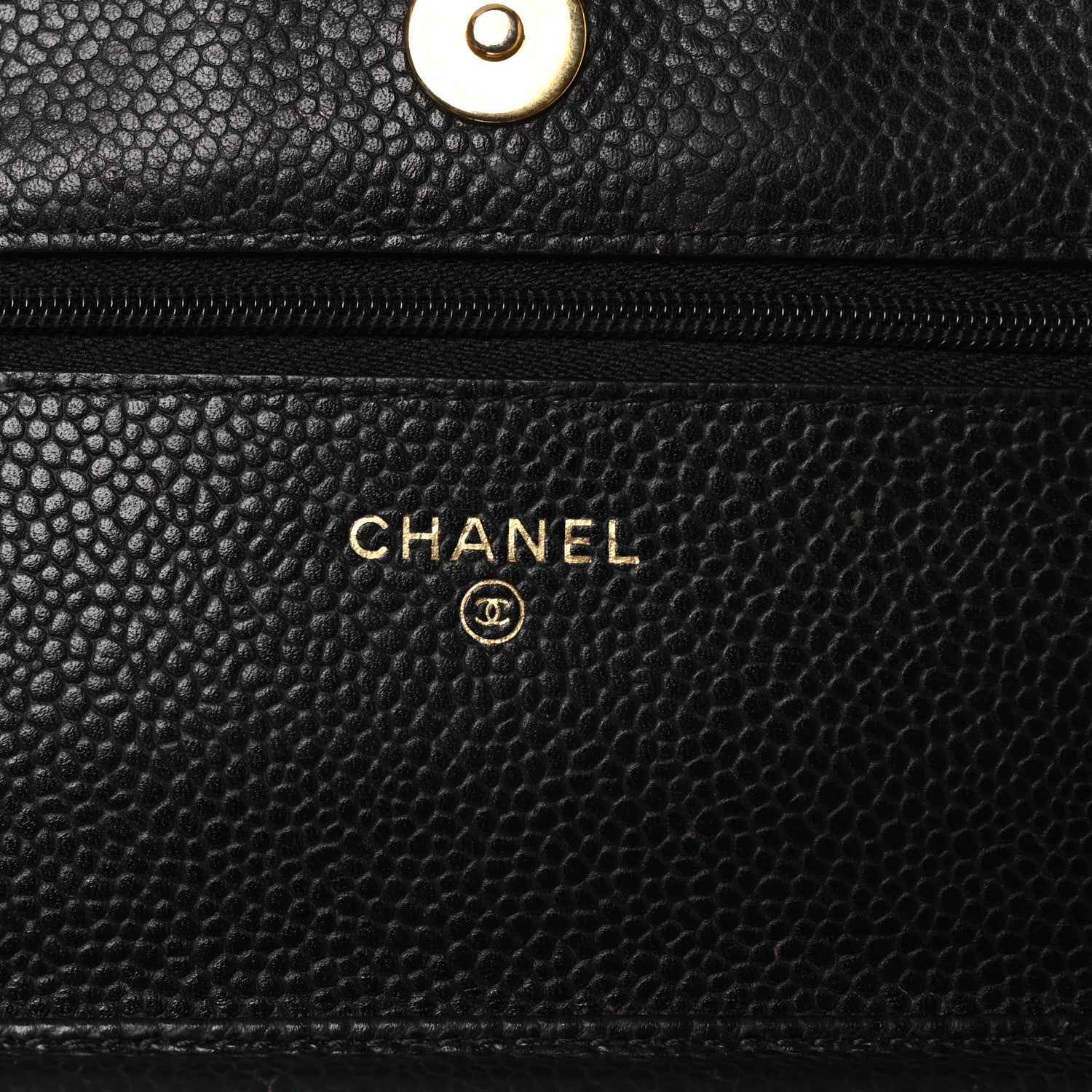 Chanel Caviar Quilted Wallet on Chain WOC Black 6 of 17