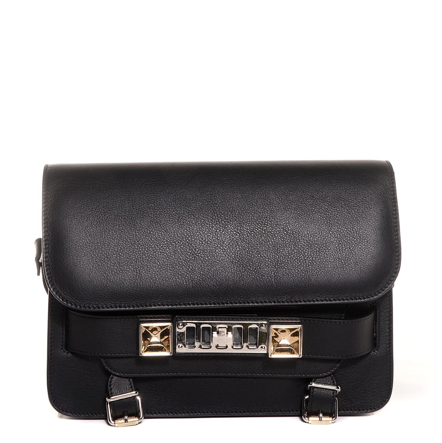 Proenza Schouler Calfskin PS11 Classic Shoulder Bag Black 1 of 10