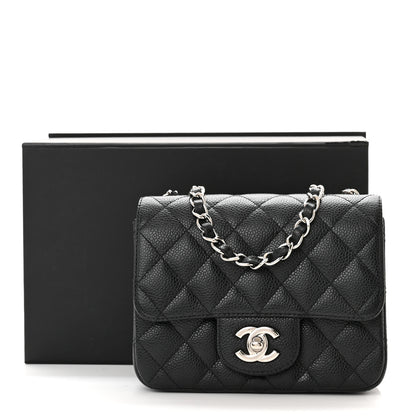 Chanel Caviar Quilted Mini Square Flap Black 13 of 13