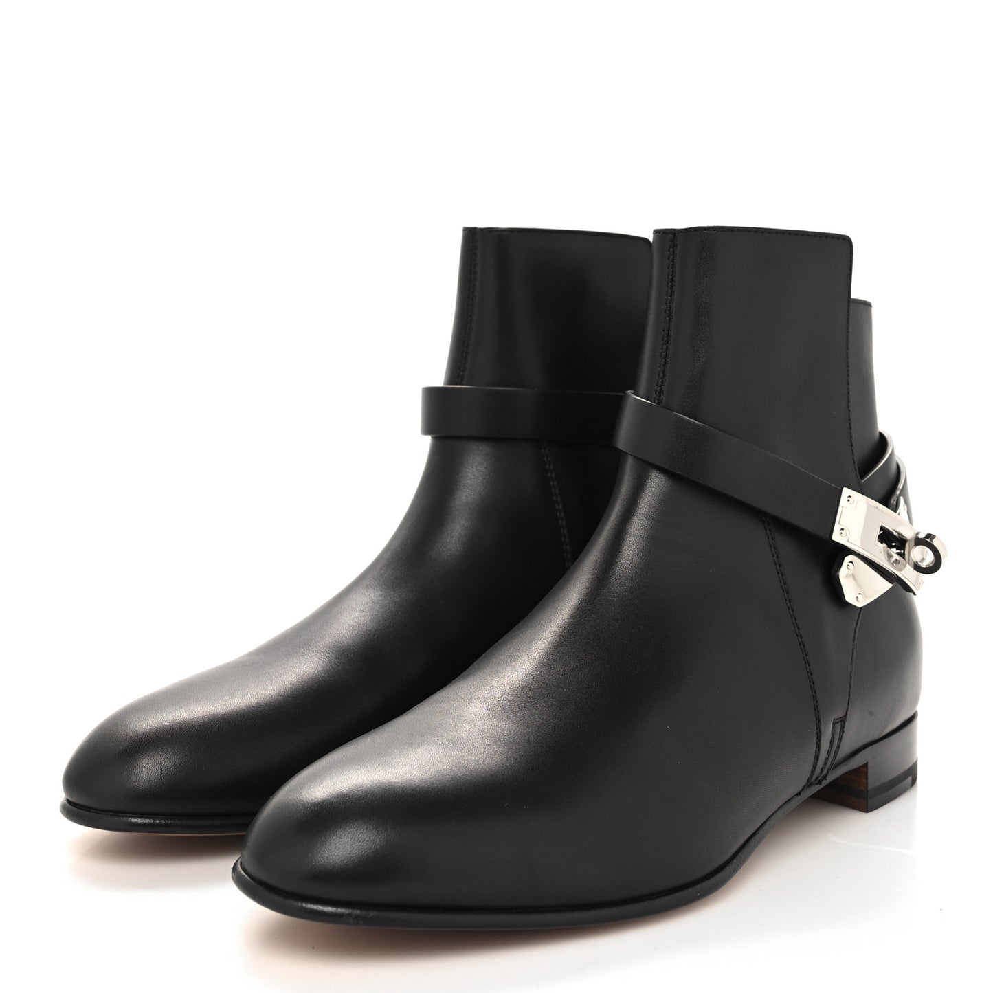 Calfskin Neo Low Boots 38 Black