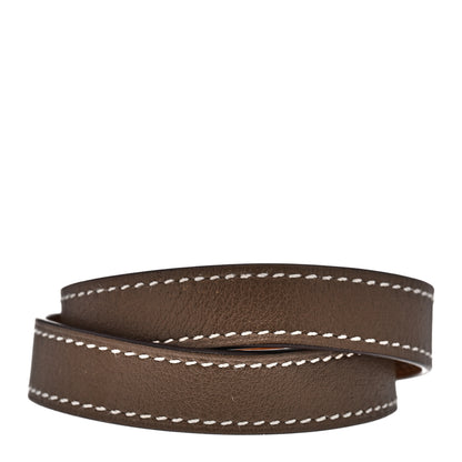 Hermes Swift Kelly Double Tour Bracelet T2 Etoupe 3 of 5