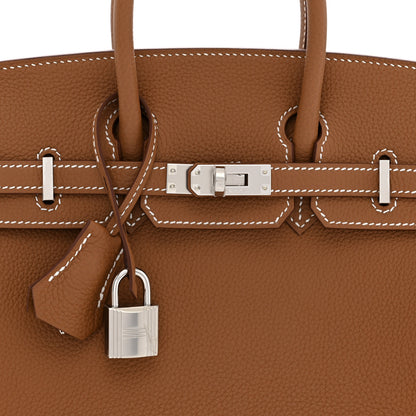 Hermes Togo Birkin 25 Gold 8 of 11