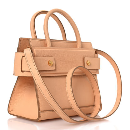 Givenchy Grained Calfskin Mini Horizon Satchel Beige 3 of 10