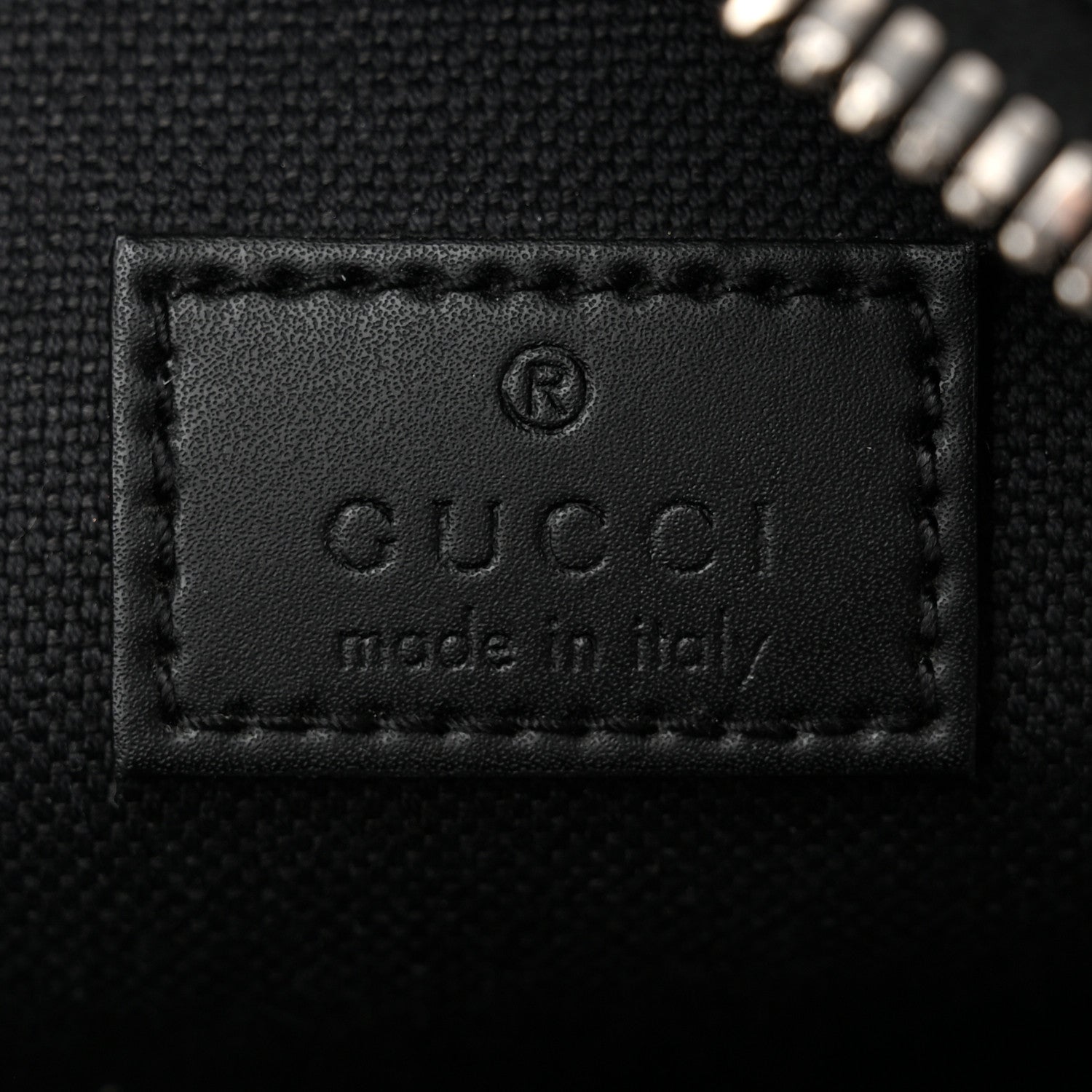 Gucci GG Supreme Monogram Appia Calfskin Web Small Camera Messenger Bag Black Grey 6 of 11