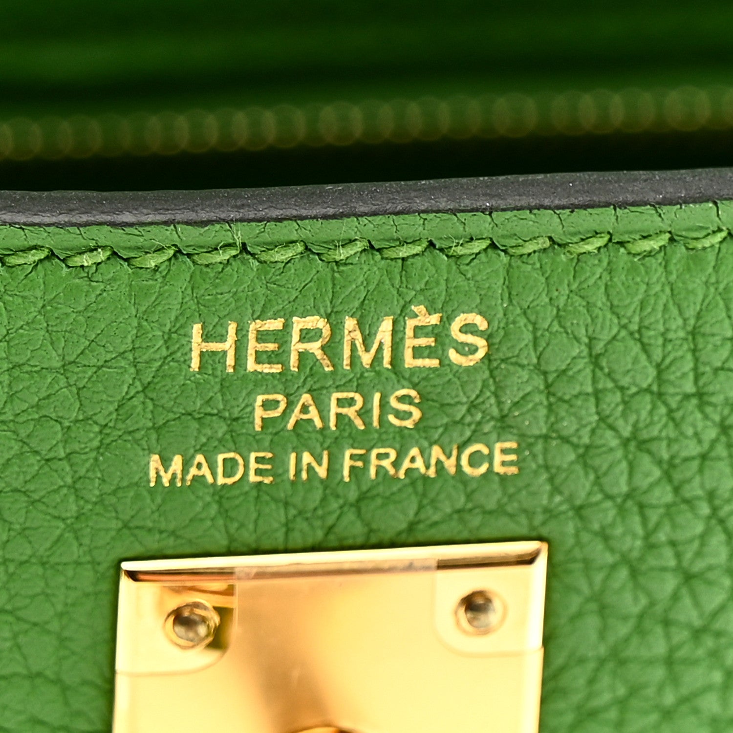 即日発送【超美品・希少】エルメス バングル緑✕金 レガート リボン付 Hermes Togo Kelly Retourne 25 Vert Yucca 1801215 – FASHIONPHILE