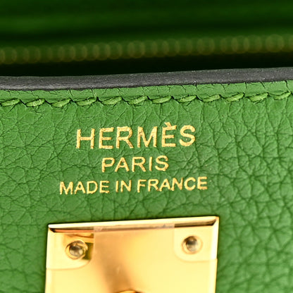 Hermes Togo Kelly Retourne 25 Vert Yucca 6 of 11
