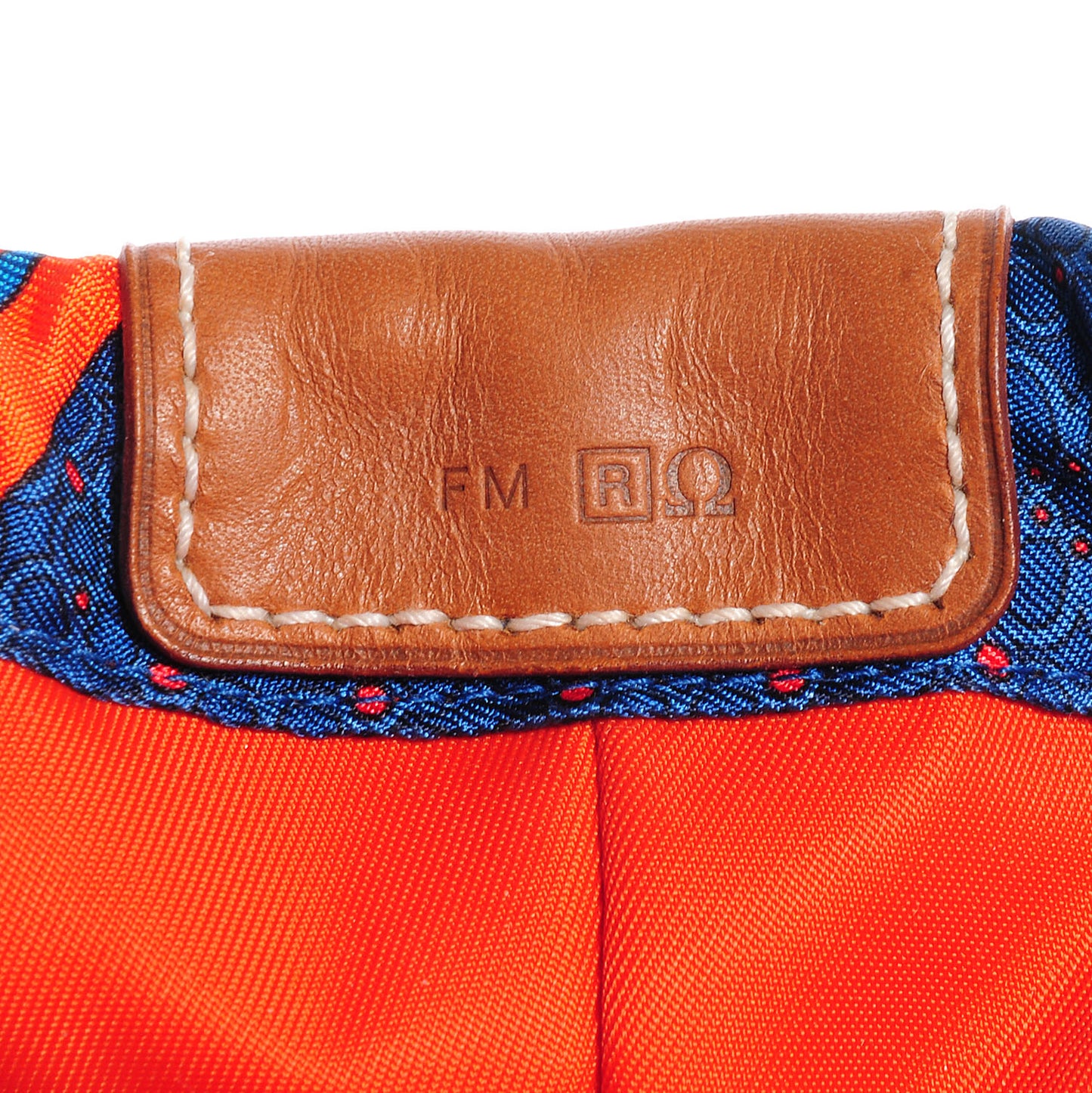 Silk Fourbi Carre en Cravates 30 GM Pouch Sapphire Bleu