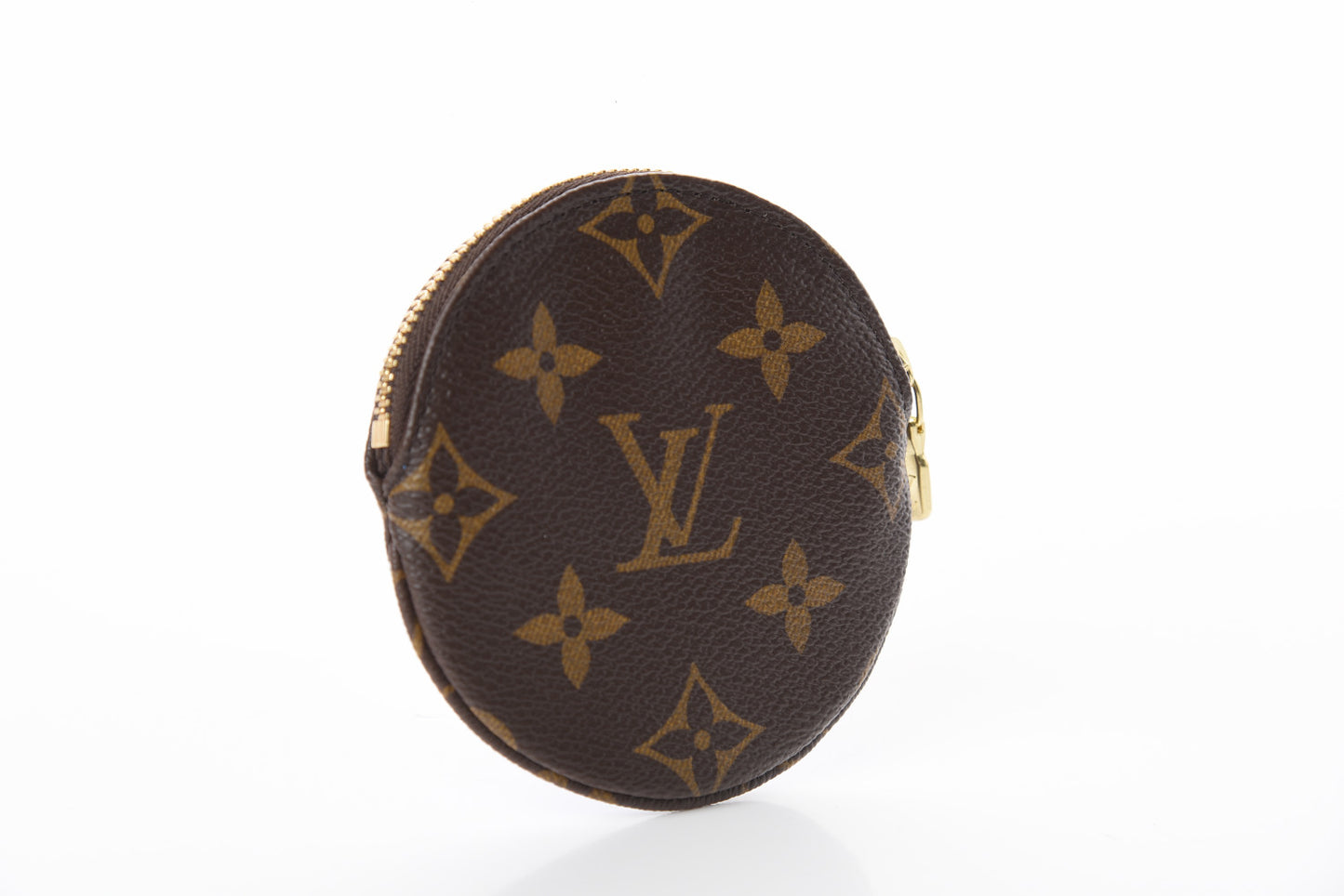 Monogram 2019 Christmas Animation Round Coin Purse Blue