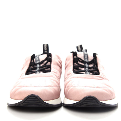 Fendi Nylon FFreedom Sneakers 39.5 White Rosa 2 of 11