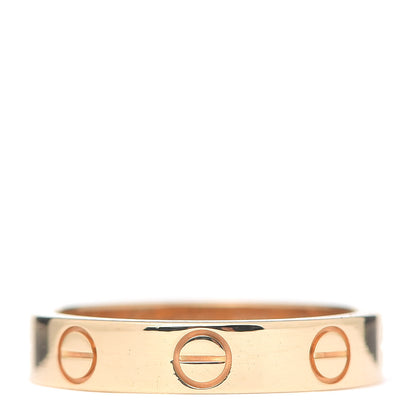 Cartier 18K Yellow Gold 3.5mm LOVE Wedding Band Ring 48 4.5 1 of 4
