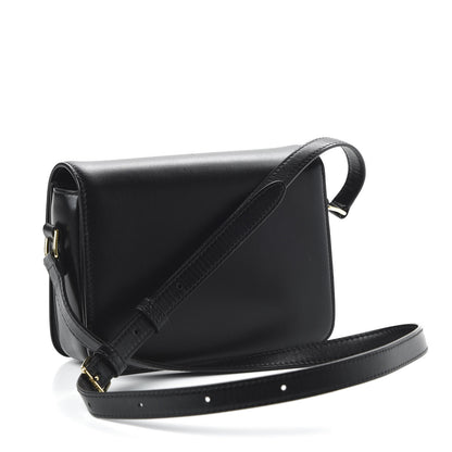 Celine Shiny Calfskin Small Triomphe Black 3 of 10
