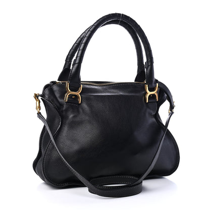 Chloe Calfskin Medium Marcie Satchel Black 3 of 9