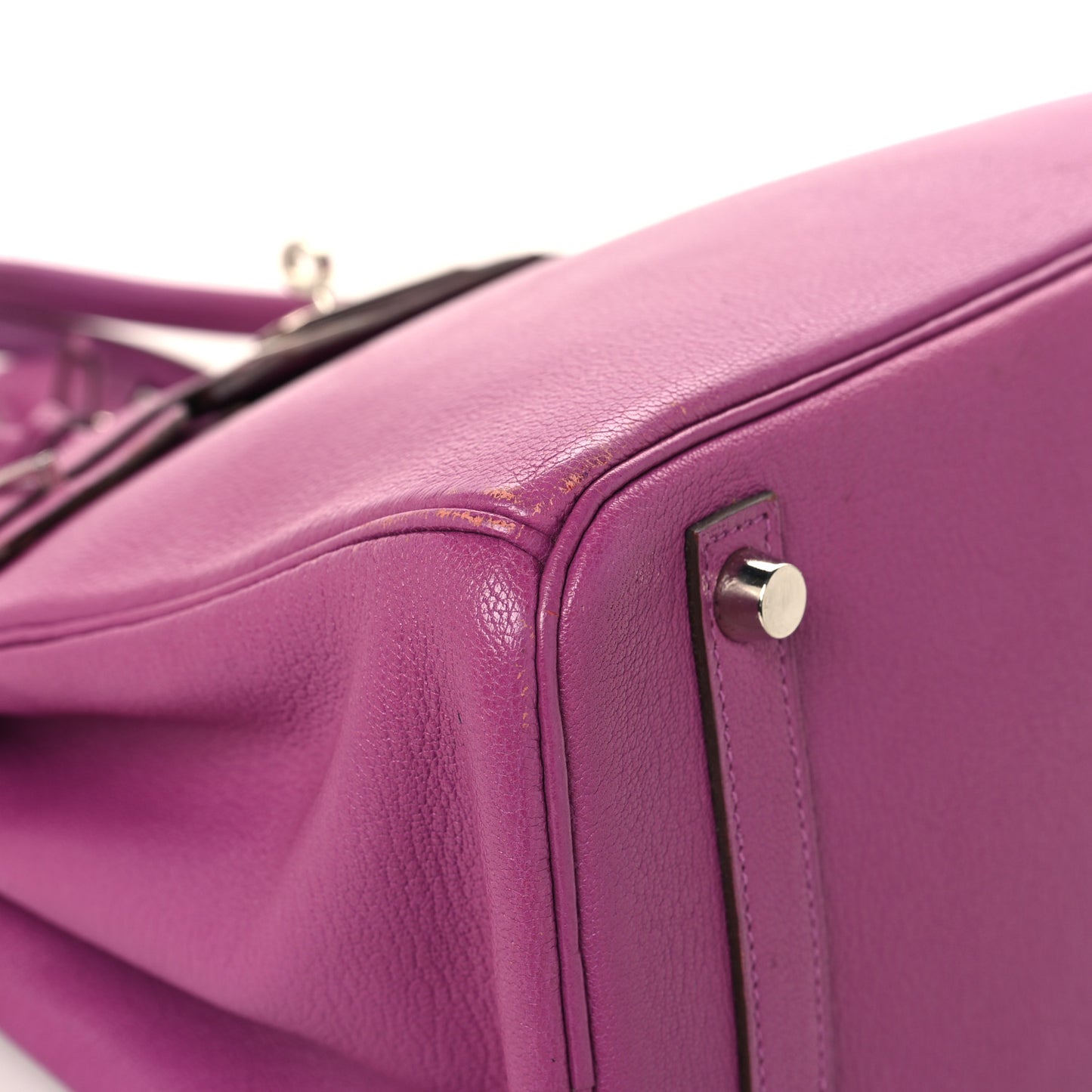 Chevre Mysore Birkin 30 Cyclamen